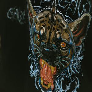 T-shirt THE INNER DEMON 285GSM oversize streetwear détail graphisme - Claw's Industries