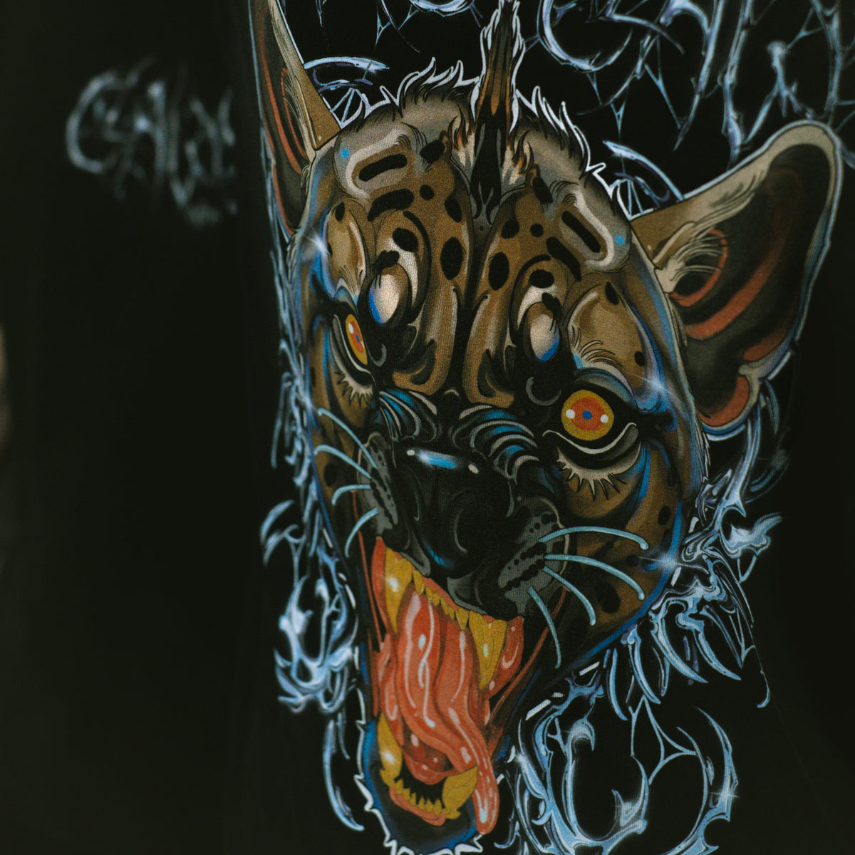 T-shirt THE INNER DEMON 285GSM oversize streetwear détail graphisme - Claw's Industries