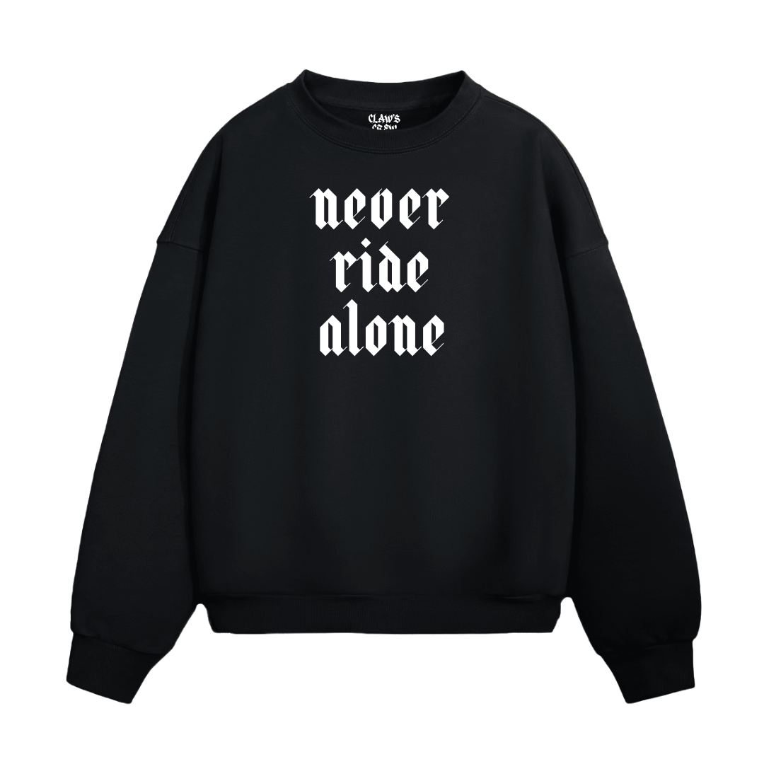 BIKER SWEATSHIRT OVERSIZED NEVER