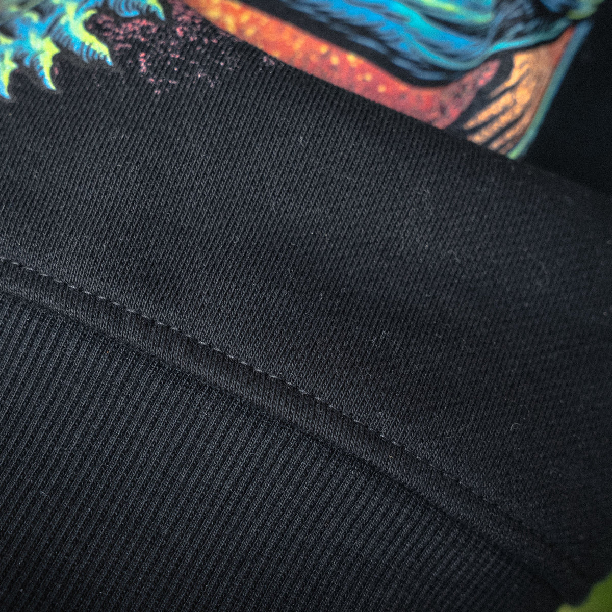 Hoodie CTHULHU 460GSM hoodie oversize streetwear détail graphisme - Claw's Industries