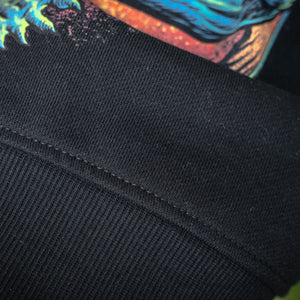 Hoodie CTHULHU 460GSM hoodie oversize streetwear détail graphisme - Claw's Industries